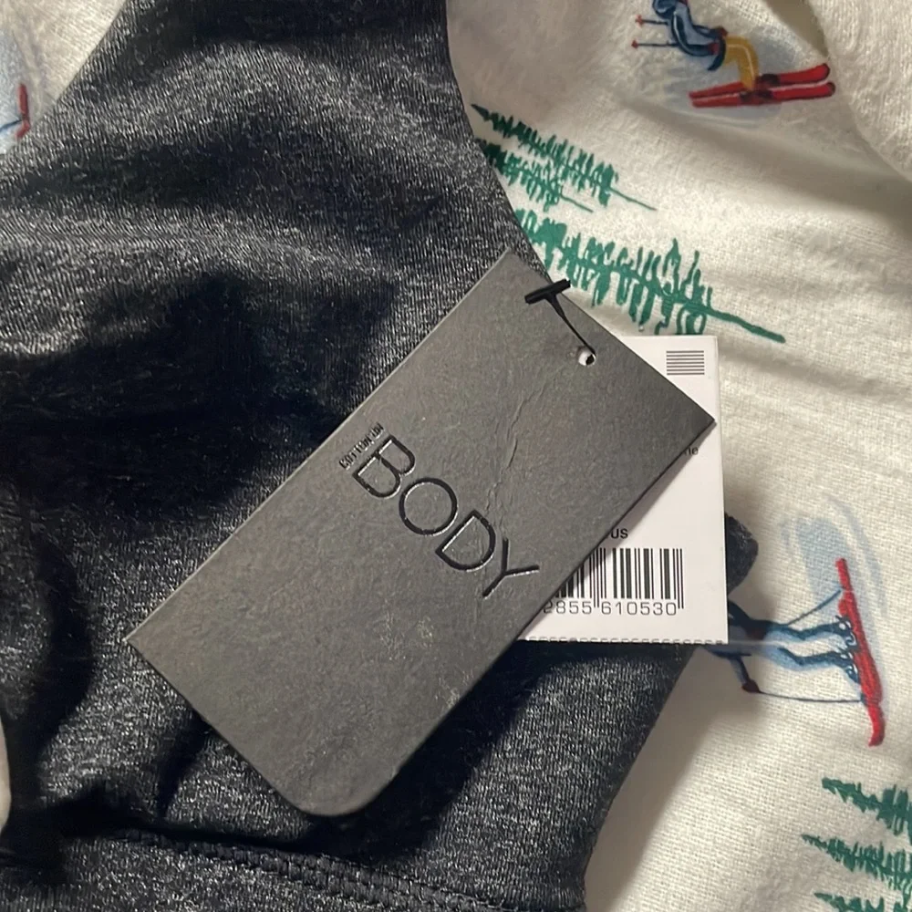 Cotton On Body bra top with bow charcoal color size S new
